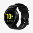 ACS06488 - Galaxy Watch 6 Classic (47mm) Case Rugged Armor Pro in black showing the front